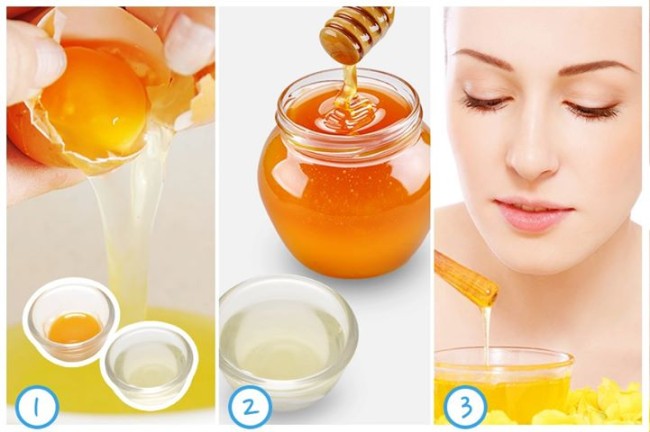Mặt nạ mật ong với trứng gà
